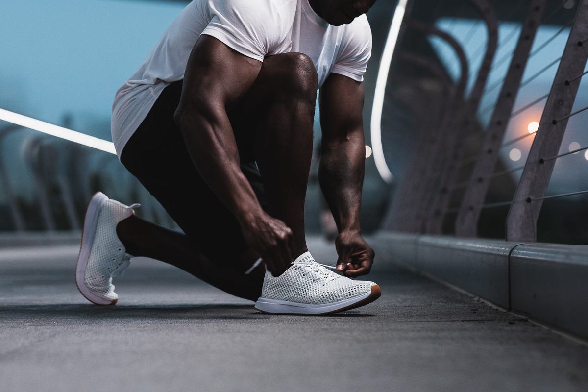 Nobull Mesh Runner Men's Running Shoes White | Australia (BE3425)